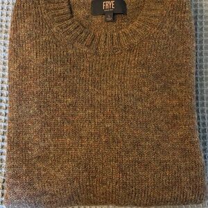 Frye Men's Tan Crewneck Sweater